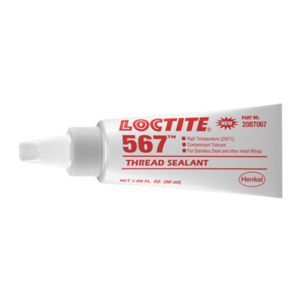 Sellador de rosca Loctite 567